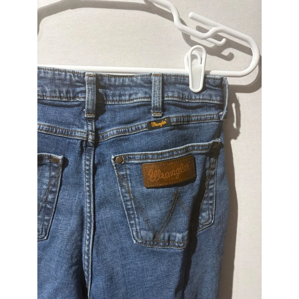 Wrangler Women Blue Denim Flare Bell Bottom Jeans‎ 28 x 34